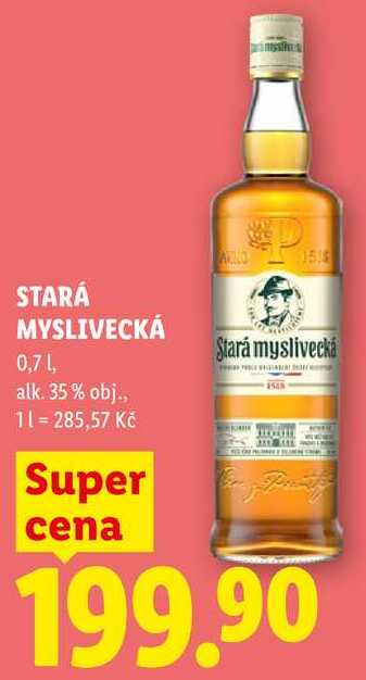 STARÁ MYSLIVECKÁ, 0,7 l