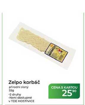 Zelpo korbáč přirodni slaný 55g