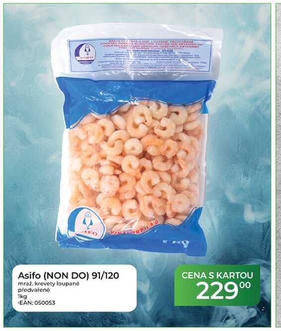 Asifo (NON DO) 91/120 mraž. krevety loupané předvařené 1kg