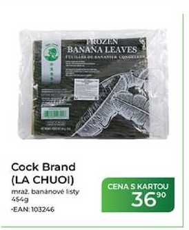 Cock Brand (LA CHUOI) mraž. banánové listy 454g