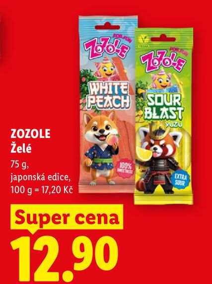 ZOZOLE Želé, 75 g