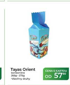 Tayas Orient bonboniéra 265g - 275g