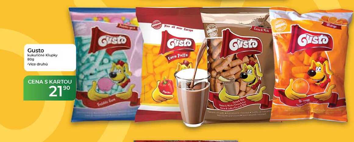 Gusto kukuřičné křupky 80g