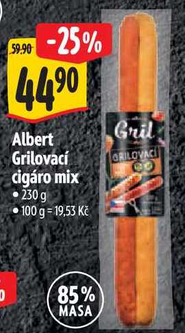 Albert Grilovací cigáro mix, 230 g