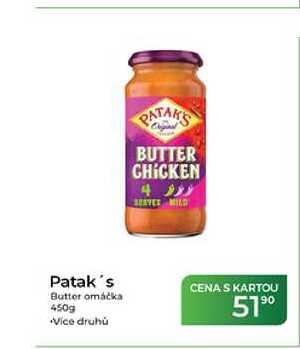 Patak's Butter omáčka 450g