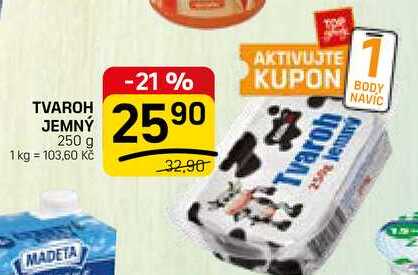 TVAROH JEMNÝ 250 g