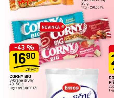 CORNY BIG vybrané druhy 40-50 g