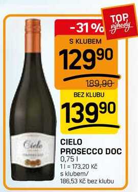 CIELO PROSECCO DOC 0,75l