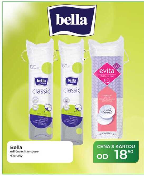 Bella odličovací tampony