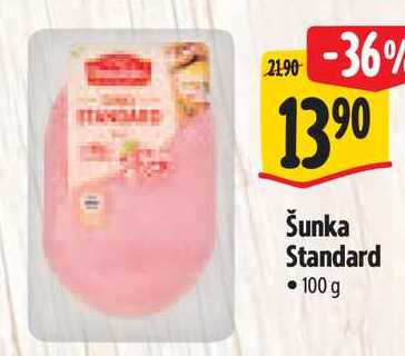 Šunka Standard, 100 g