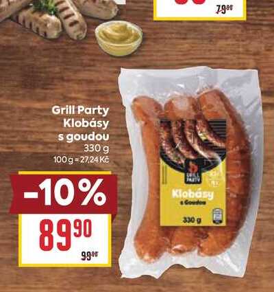 Grill Party Klobásy s goudou 330 g 