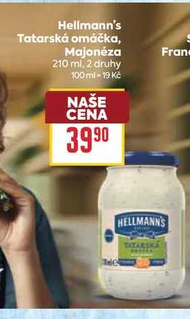Hellmann's Tatarská omáčka, Majonéza 210 ml