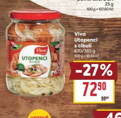 Viva Utopenci s cibulí 670/385 g