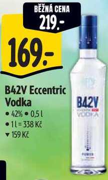 B42V Eccentric Vodka, 0,5 l