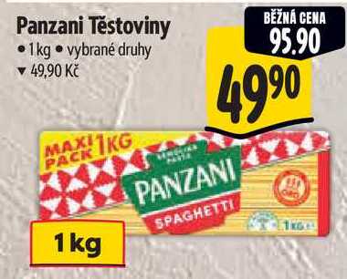 Panzani Těstoviny, 1kg 