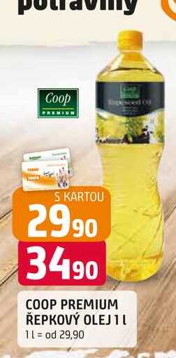 COOP PREMIUM ŘEPKOVÝ OLEJ 1L