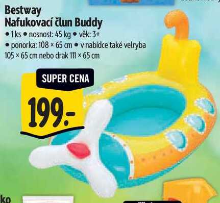 Bestway Nafukovací člun Buddy