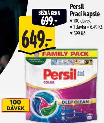 Persil Prací kapsle, 100 dávek