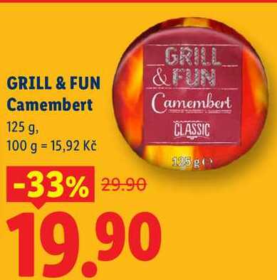 GRILL & FUN Camembert, 125 g
