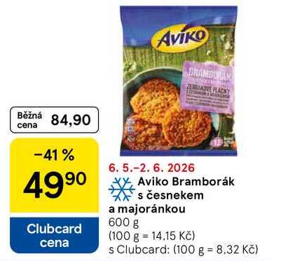 Aviko Bramborák s česnekem a majoránkou, 600 g