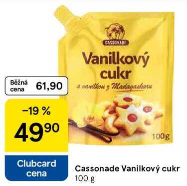 Cassonade Vanilkový cukr, 100 g