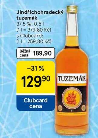 Jindřichohradecký tuzemák 37.5%, 0.5 l