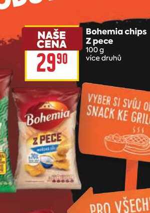 Bohemia chips Z pece 100 g