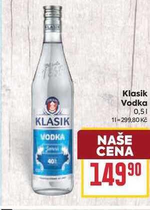 Klasik Vodka 0,5l 