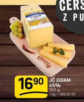JČ EIDAM 45% 100 g 
