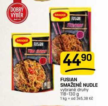 FUSIAN SMAŽENÉ NUDLE vybrané druhy 118-130 g