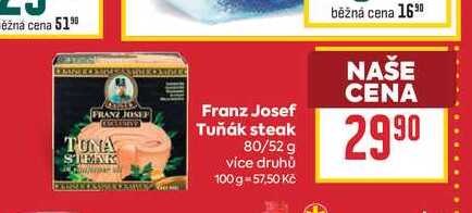 Franz Josef Tuňák steak 80/52 g 