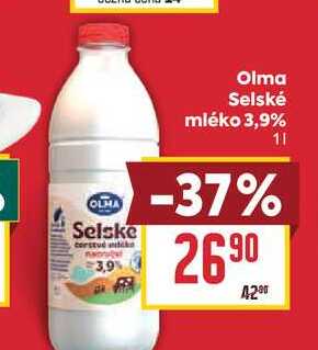  Olma Selské mléko 3,9% 11 