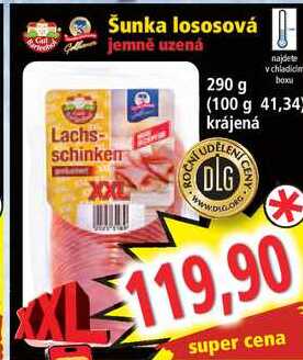 Šunka lososová, 290 g