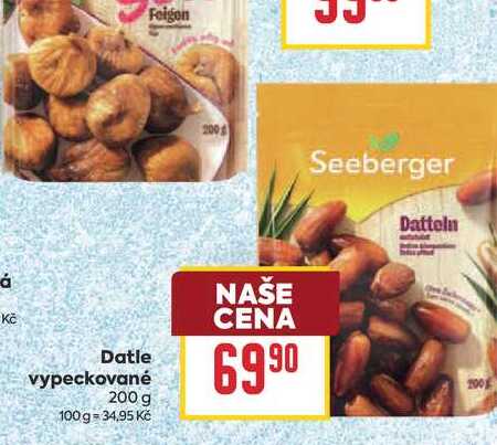 Datle vypeckované 200 g 