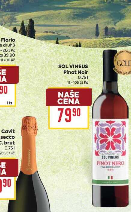 SOL VINEUS Pinot Noir 0,75l