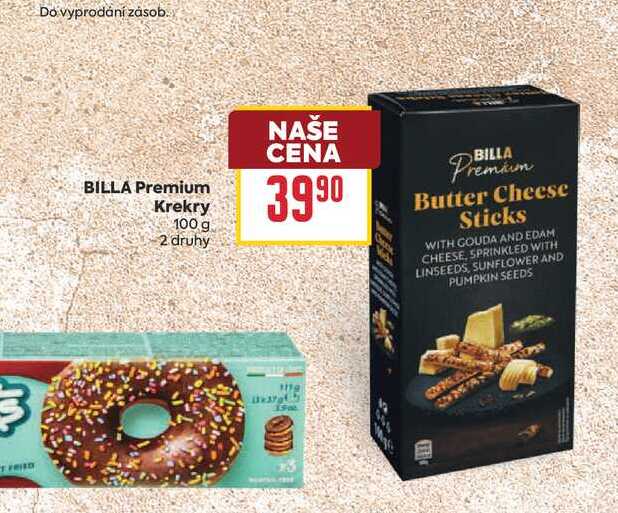 BILLA Premium Krekry 100 g
