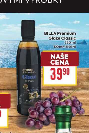 BILLA Premium Glaze Classic 250 ml 