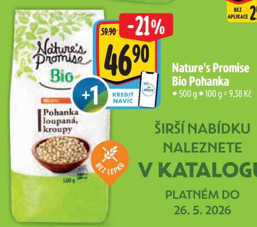 Nature's Promise Bio Pohanka, 500 g  