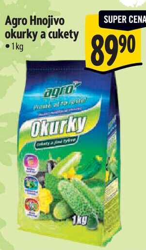Agro Hnojivo okurky a cukety, 1kg
