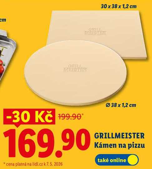GRILLMEISTER Kámen na pizzu