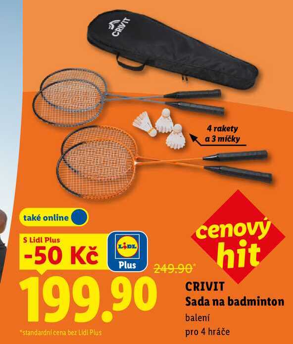 CRIVIT Sada na badminton