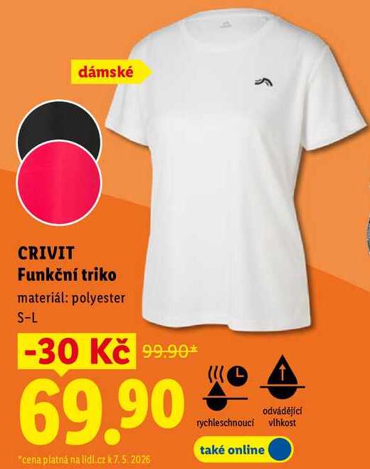 CRIVIT Funkční triko