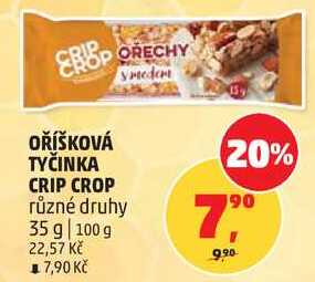 OŘÍŠKOVÁ TYČINKA CRIP CROP 35 g