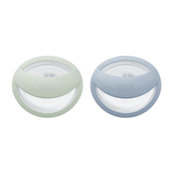 NUK Dudlík Perfect Match Green/Blue (0-6 m)