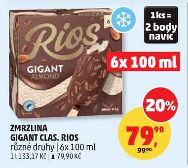 ZMRZLINA GIGANT CLAS. RIOS, 6x 100 ml