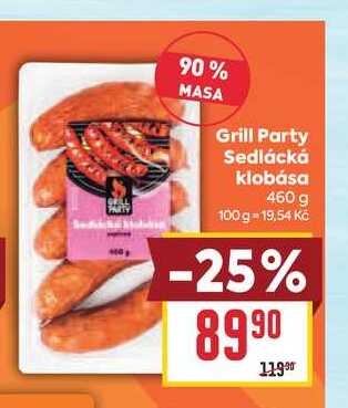 Grill Party Sedlácká klobása 460 g
