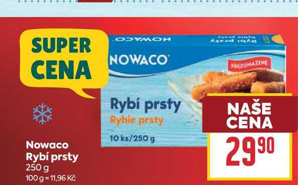 Nowaco Rybí prsty 250 g