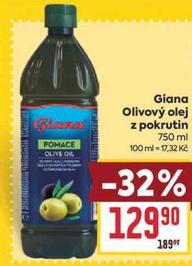 Giana Olivový olej z pokrutin 750 ml 