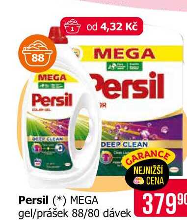 Persil gel, prášek 88-80 dávek