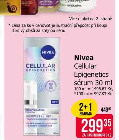 Nivea Cellular Epigenetics sérum 30 ml
